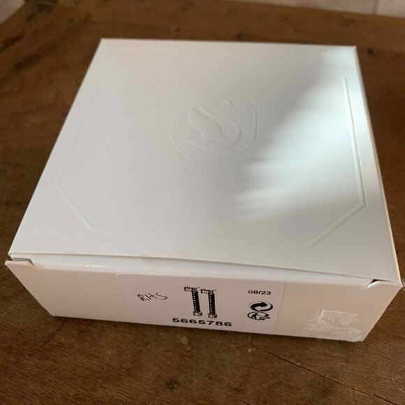 Swarovski Mesmera Drop Earrings With Green Crystal Squares | Excellent Condition - Picture 6 of 7